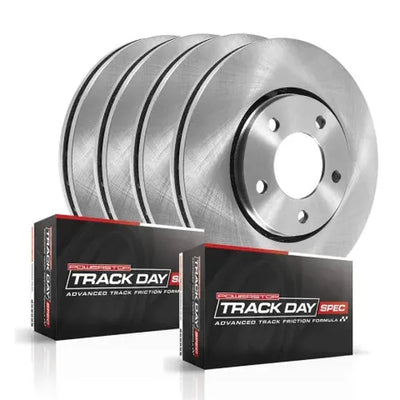 Power Stop 08-10 BMW 135i Front & Rear Track Day SPEC Brake Kit