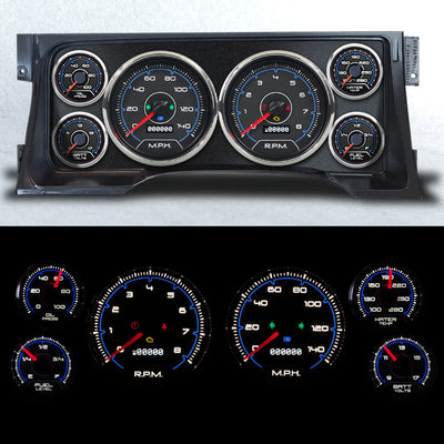 NEW VINTAGE USA blue gauge