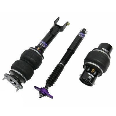 D2 Racing silver coilovers