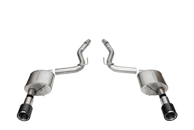 CORSA Performance carbon axle-back exhaust