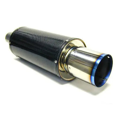 HKS Universal Carbon-Ti Cat-back Exhaust - 170mm Shell/75mm Diameter