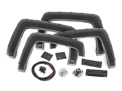 Pocket Fender Flares | 6'7" & 8' Bed | G7C Red Hot | Chevy Silverado 1500 (14-18)/2500HD
