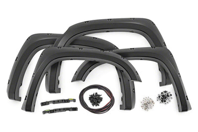Rough Country blue fender flares