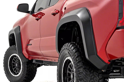 Rough Country red fender flares