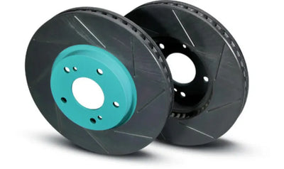 Project Mu SCR Rotor Front - Mitsubishi Lancer Evolution CP9A/CT9A Green