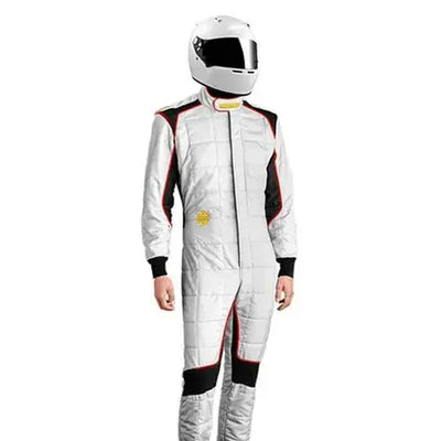Momo Corsa Evo Driver Suits Size 48 (SFI 3.2A/5/FIA 8856-2000)-White