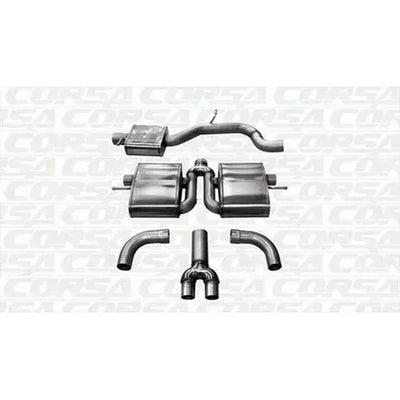3.0 Inch Cat-Back Sport Dual Rear Exhaust 06-14 Audi TT RS Mk2 2.5T Stainless Steel