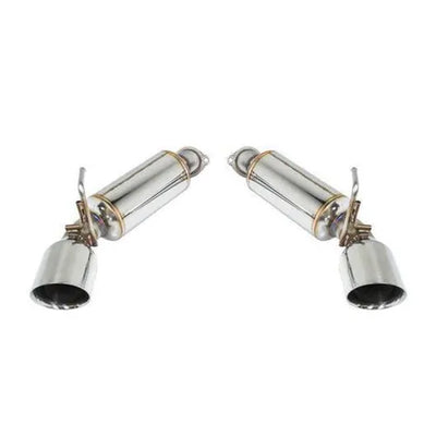 Remark 09-19 Nissan 370z Axle Back Exhaust w/Burnt Stainless Single Wall Tip