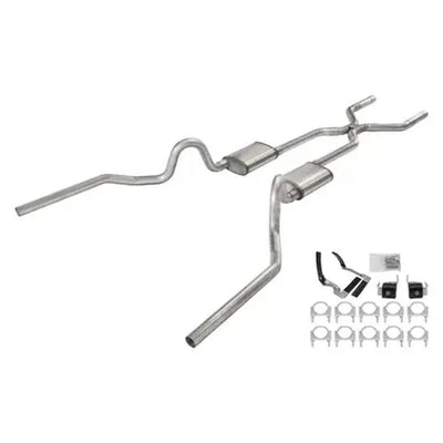 1968-72 Olds 442 Crossmember-Back Valance Exit Hpipe Street Pro Muffler