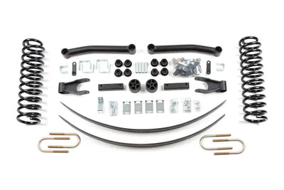86-92 Jeep Commanche MJ 4.5 Inch Coil Spring Lift kit With Nitro Shocks Zone Offroad