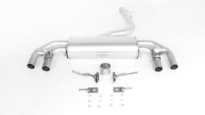 Remus 2017 Volkswagen Golf VII R 4Motion (Facelift Model) Axle Back Exhaust w/Chrome Tail Pipe Set
