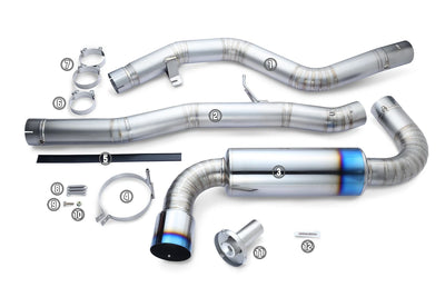 Tomei FULL TITANIUM MUFFLER KIT REPAIR PART EXPREME Ti MAIN PIPE B