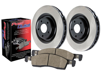 OE POSI QUIET COATED BRAKE KIT 4 WH