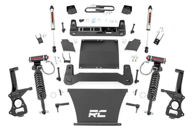 Rough Country 6 Inch Lift Kit Mono Leaf Rear Vertex V2 GMC Sierra 1500 2WD 4WD (19-24) 26657
