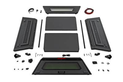 Rough Country Truck Bed Cap Modular 5 7 Bed Ford F-150 2WD 4WD (2021-2026) 73400