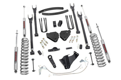 Rough Country 6 Inch Lift Kit Diesel 4 Link Ford F-250 F-350 Super Duty 4WD (08-10) 584.20
