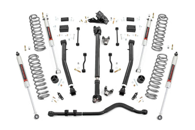 Rough country 3.5 Inch Lift Kit Adj Lower FR D/S M1 Jeep Wrangler JL 4WD (18-23) 62840