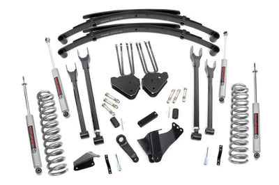 Rough Country 6 Inch Lift Kit Gas 4 Link RR Spring Ford F-250 F-350 Super Duty (05-07) 583.20