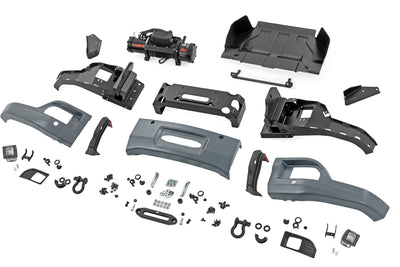 Rough country Front FXS Bumper 12000S GNO Slate Gray Chevy Silverado 1500 2WD/4WD (2023-2026) 13007-GNO