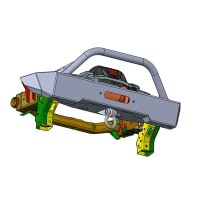 Savvy Designz JK/JKU Krawler Lite Front Bumper w/ Hoop - SD0010A