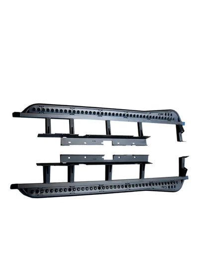 RCI Metalwork Rock Sliders 24-Tacoma Long-Bed TACO24DCLBSLIDERTPBK20