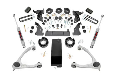 Rough Country 4.75 Inch Lift Kit Combo Cast Steel Chevy GMC 1500 (14-15) 292.20