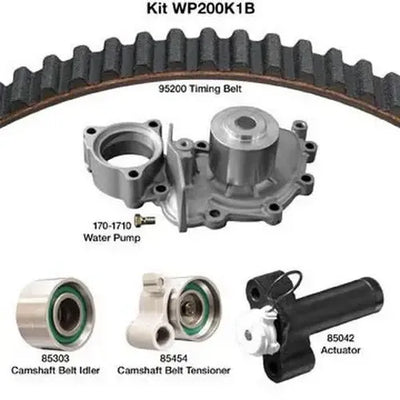 Gates 92-93 Lexus ES300 3.0L / 92-93 Toyota Camry 3.0L Timing Belt Component Kit w/Water Pump