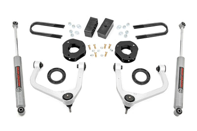 Rough Country 3.5 Inch Lift Kit Mono Leaf Rear GMC Sierra 1500 2WD 4WD (2019-2024) 28830