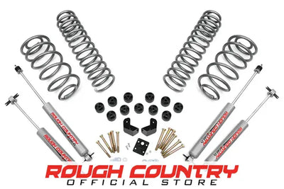 Rough Country 3.75 Inch Lift Kit Combo 6 Cyl N3 Jeep Wrangler TJ (97-06) Wrangler Unlimited (04-06) 647.20