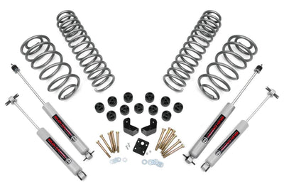 Rough Country 3.75 Inch Lift Kit Combo 4 Cyl N3 Jeep Wrangler TJ (97-06) Wrangler Unlimited (04-06) 646.20