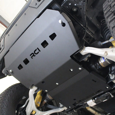 RCI Metalwork Engine Skid Plate 21-Present Bronco - 3/16 Steel - Black Powdercoat BRONCO21ENGINESTBK