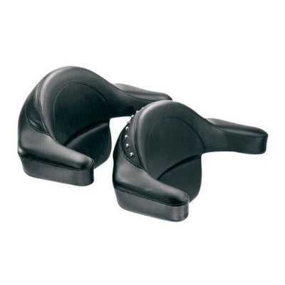 Mustang 93-13 Harley FL Touring Extended Arm Wrap w/Studs - Black