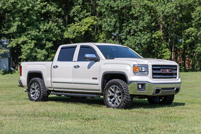 Rough Country BA2 Running Board Side Step Bars Chevy GMC 1500 2500HD 3500HD (07-19 Classic) 41001A