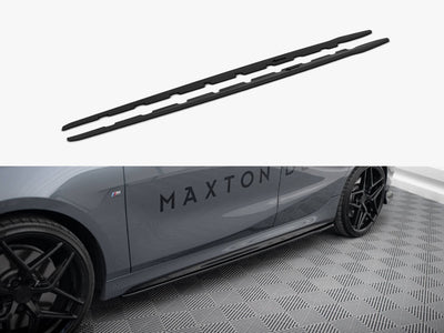 Maxton Design Gloss Black Redline Side Skirts - 2015 WRX / STI