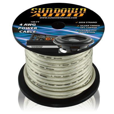 Sundown Audio silver auto part