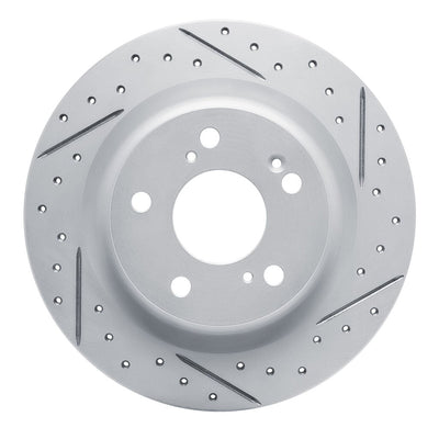 DFC 17-25 Acura Integra Rear Drill/Slot Geoperformance Rotors Euro 5000 Ceramic Pads w/Hardware
