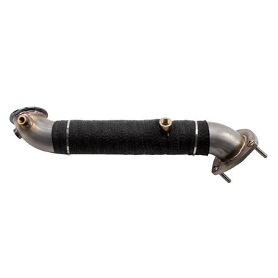 Wehrli Down Pipe (3 Bolt Flange) 3in. for 2015.5-2016 Duramax LML Stainless Stainless 100705