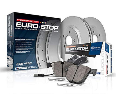 Power Stop 19-20 Audi A6 Quattro Rear Euro-Stop Brake Kit