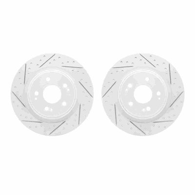 DFC 17-20 Acura MDX Rear Drilled & Slotted Geoperformance Rotors