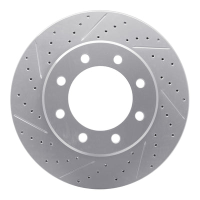 DFC 19-25 Ram 3500 Rear Left Drilled & Slotted Geoperformance Rotor