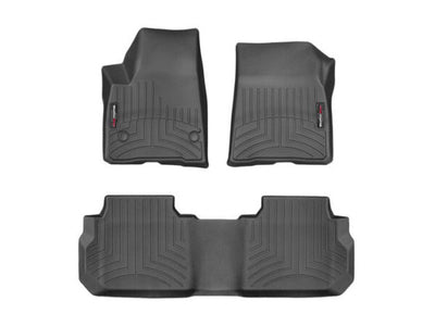 WeatherTech Black Front Rear Rear FloorLiner HP Fits -22-23 Acadia Acadia Denali 441080-1-2-4IM