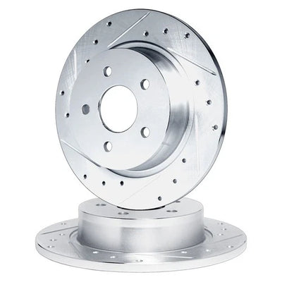 R1 Concepts Brake Rotor- D/S - Silver Fits Pontiac Fiero
