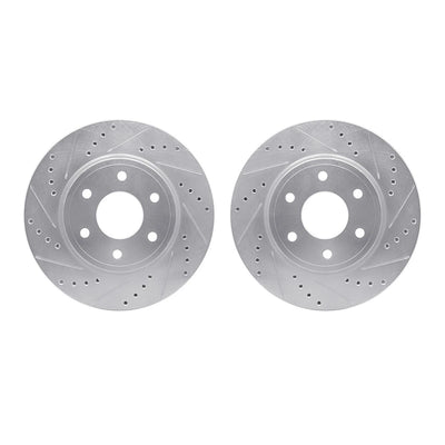 R1 Concepts Brake Rotor- D/S - Silver Fits Nissan Frontier