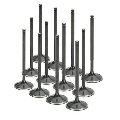 Supertech Nissan RB25 24V DOHC (w/Hydraulic Lifters) Blk Nitrided Intake Valve - +1mm OS - Set of 12
