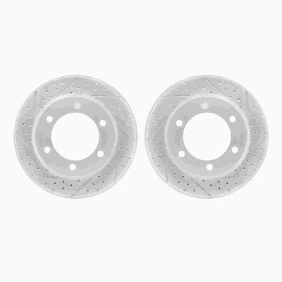 DFC 95-04 Toyota 4Runner Front Drilled & Slotted Geoperformance Rotors