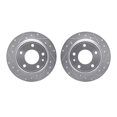 R1 Concepts Brake Rotor- D/S - Silver Fits BMW M3