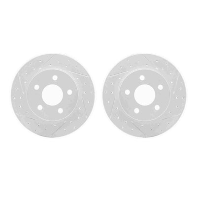 DFC 04-12 Chevrolet HHR Rear Drilled & Slotted Geoperformance Rotors