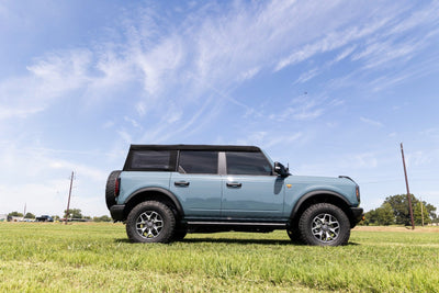 Rough Country BA2 Running Boards Side Step Bars 4-Door Ford Bronco 4WD (2021-2026) 41007A