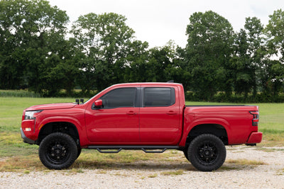 Rough Country Nerf Steps Cab Length Crew Cab Nissan Frontier 2WD 4WD (2005-2026) 82001C
