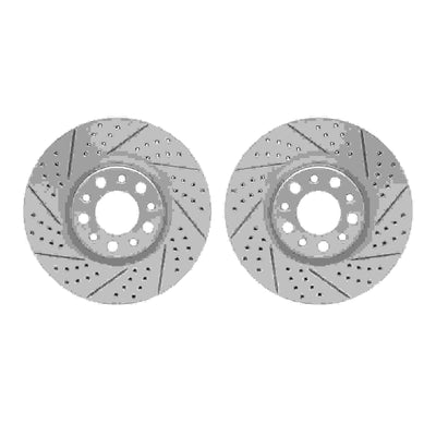 DFC 13-23 Chrysler 200 Front Drilled & Slotted Geoperformance Rotors